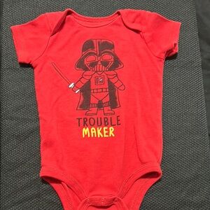 Red Trouble Maker Kids One Piece